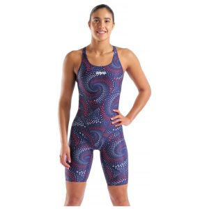 ARENA WOMEN’S PRINTED FULL BODY FIRE FLOW TEAM RED_WHITE_BLUE