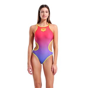 ARENA WOMEN’S ONE SHADED PRINT TECH ONE BACK BRIGHT_CORAL/RED