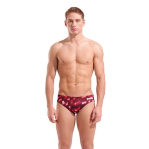 ARENA MEN’S WAVE SWIM BRIEF TEAM_RED