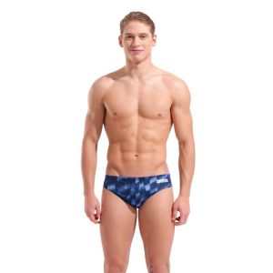 ARENA MEN’S WAVE SWIM BRIEFS TEAM_NAVY